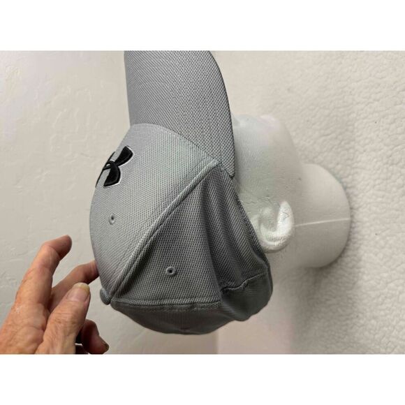 Under Armour BLITZ Gray Black‎ Baseball Cap Structured Polyester One Size - Picture 4 of 6